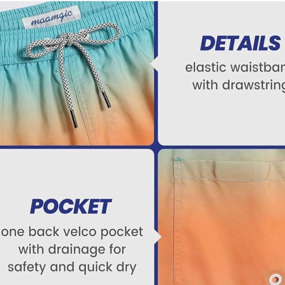 Maamgic Gradient Swim Trunks - Picture 5 of 12